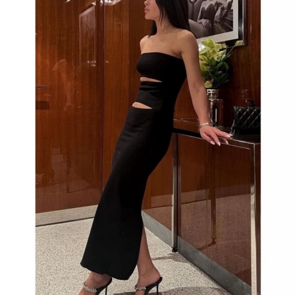 Zara Cut Out Maxi Dress